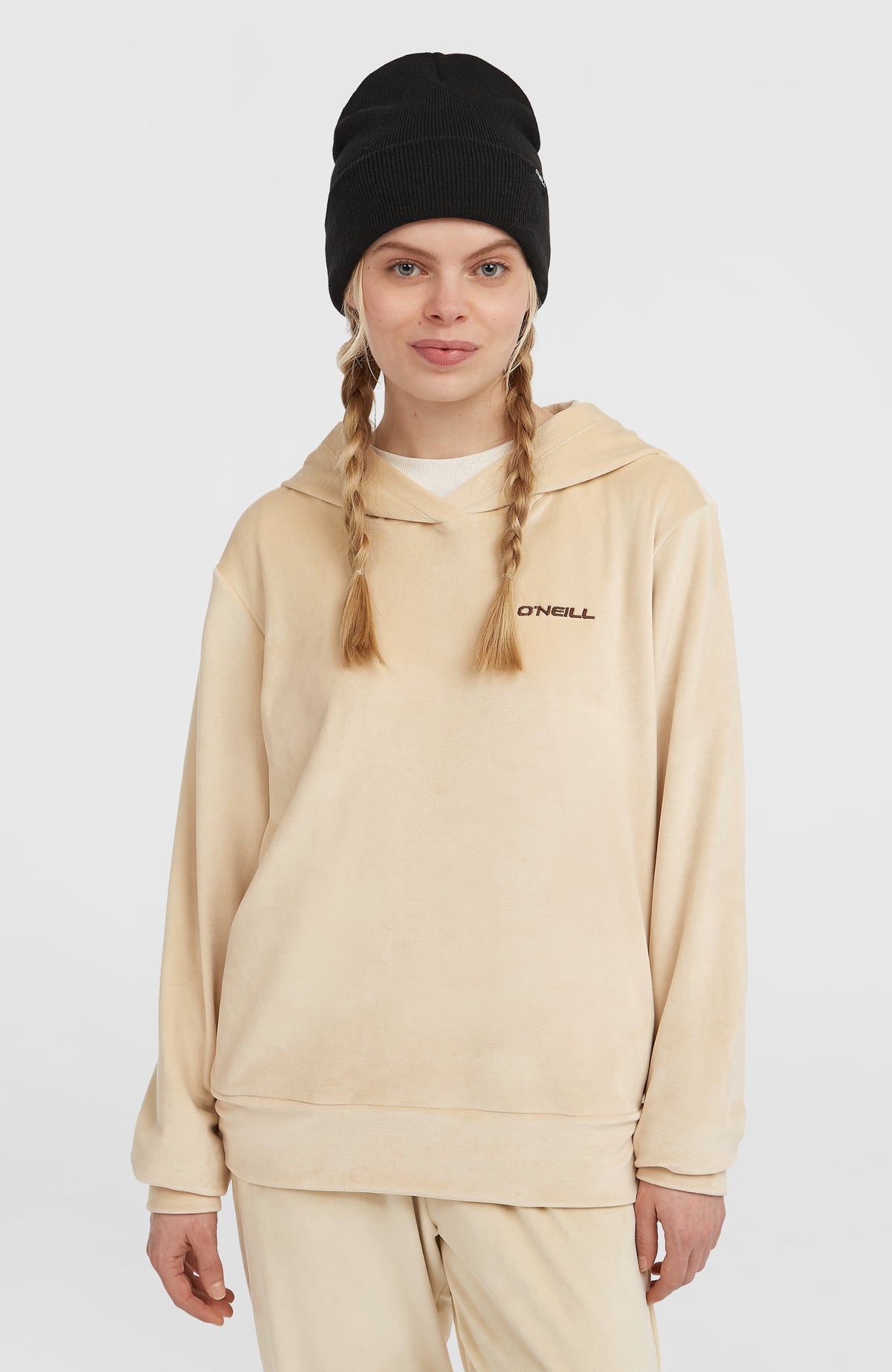 FWC'Cruz Velour Hoodie Women - Macaron