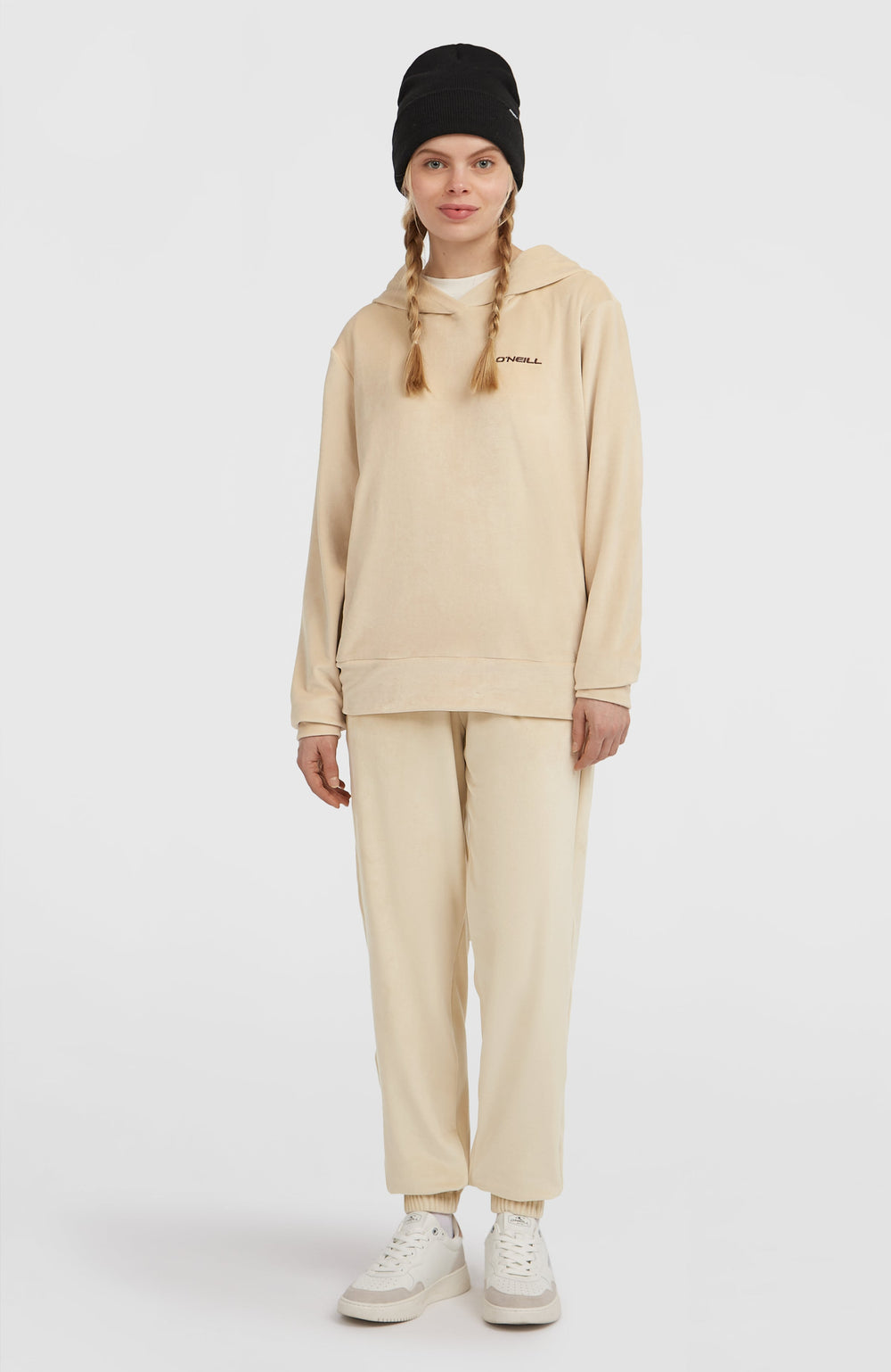 FWC'Cruz Velour Hoodie Women - Macaron