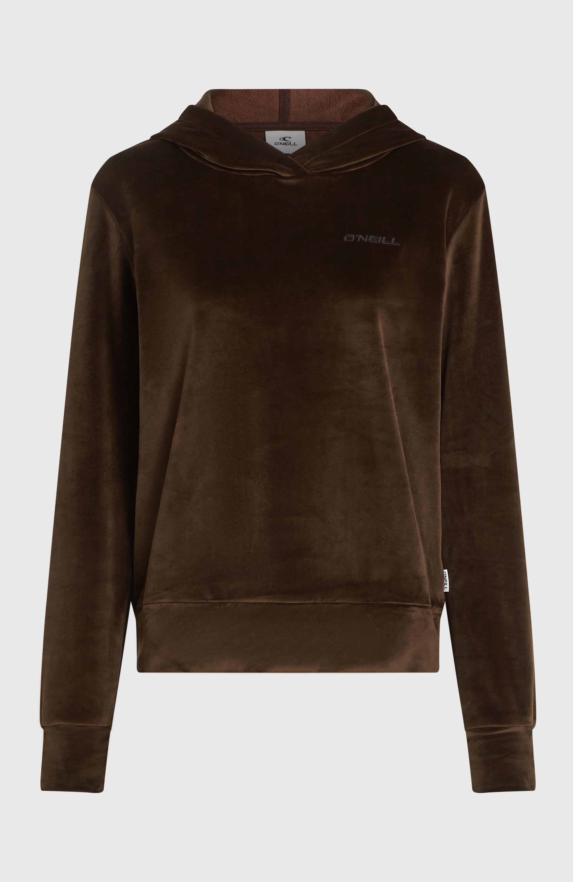 FWC'Cruz Velour Hoodie Women - Coffee Bean