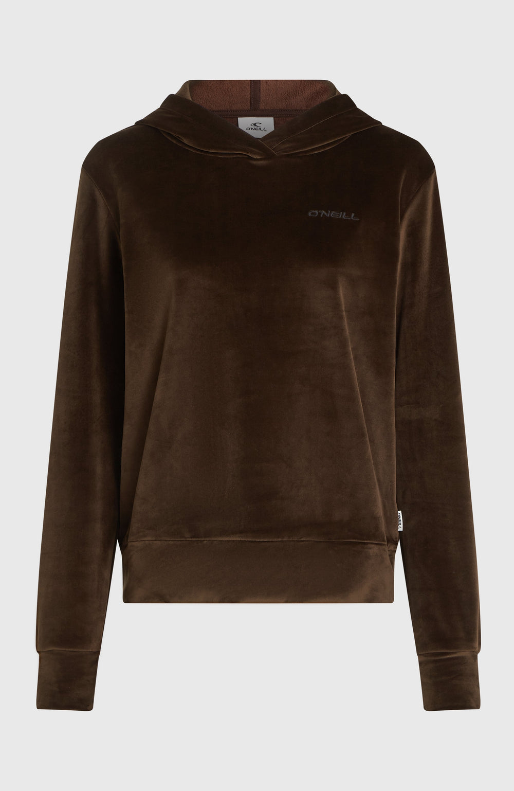 FWC'Cruz Velour Hoodie Women - Coffee Bean