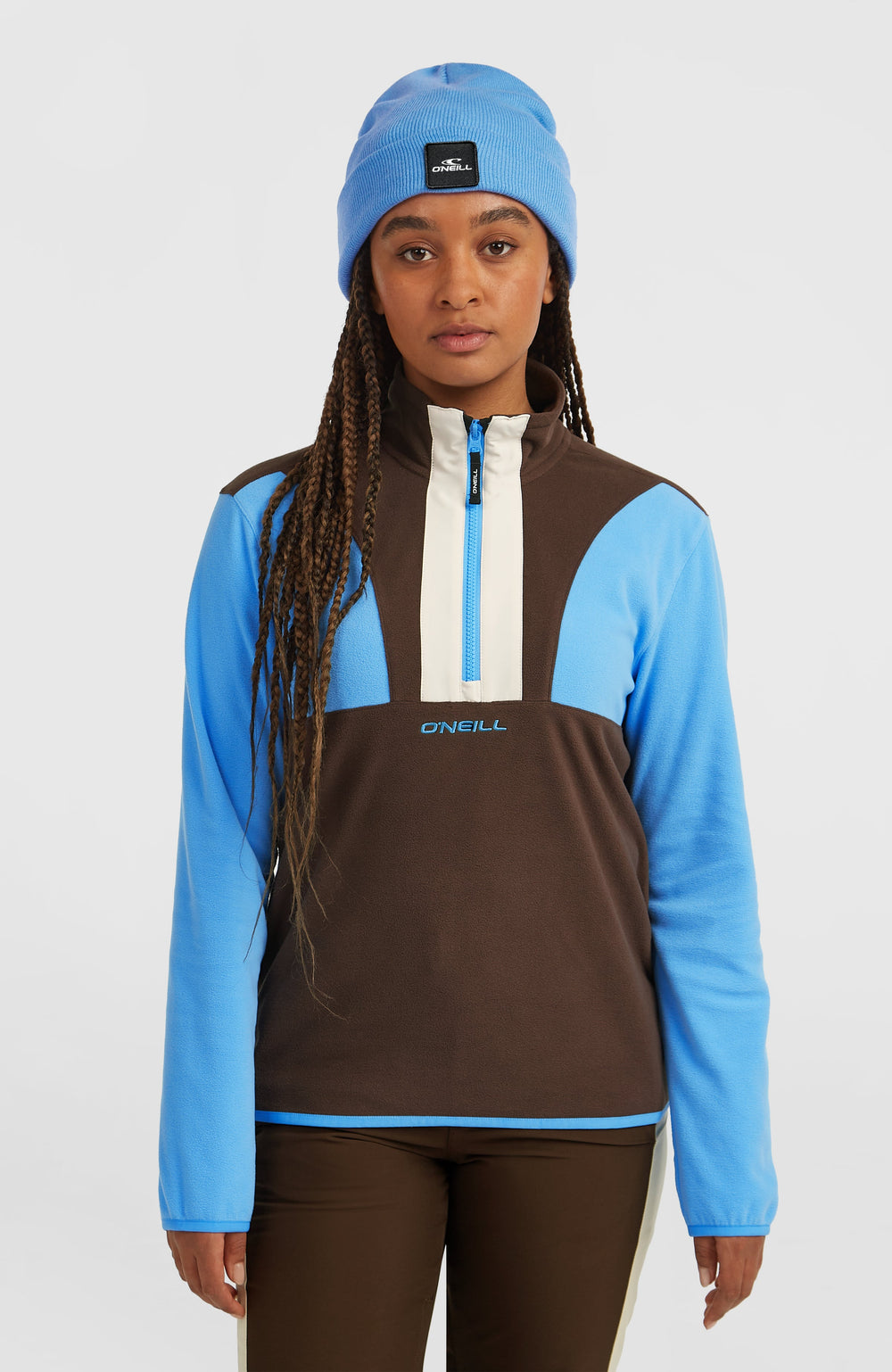 FWC'Cruz Triple Polartec® Half-Zip Fleece Women - Blue Poppy Colour Block