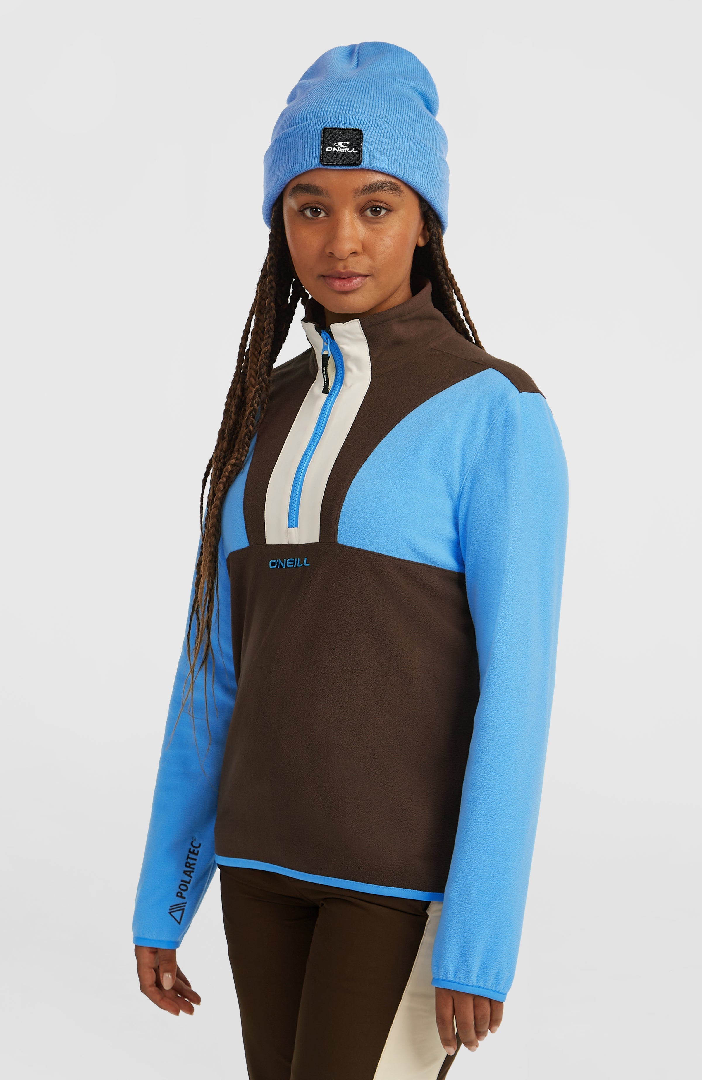 FWC'Cruz Triple Polartec® Half-Zip Fleece Women - Blue Poppy Colour Block