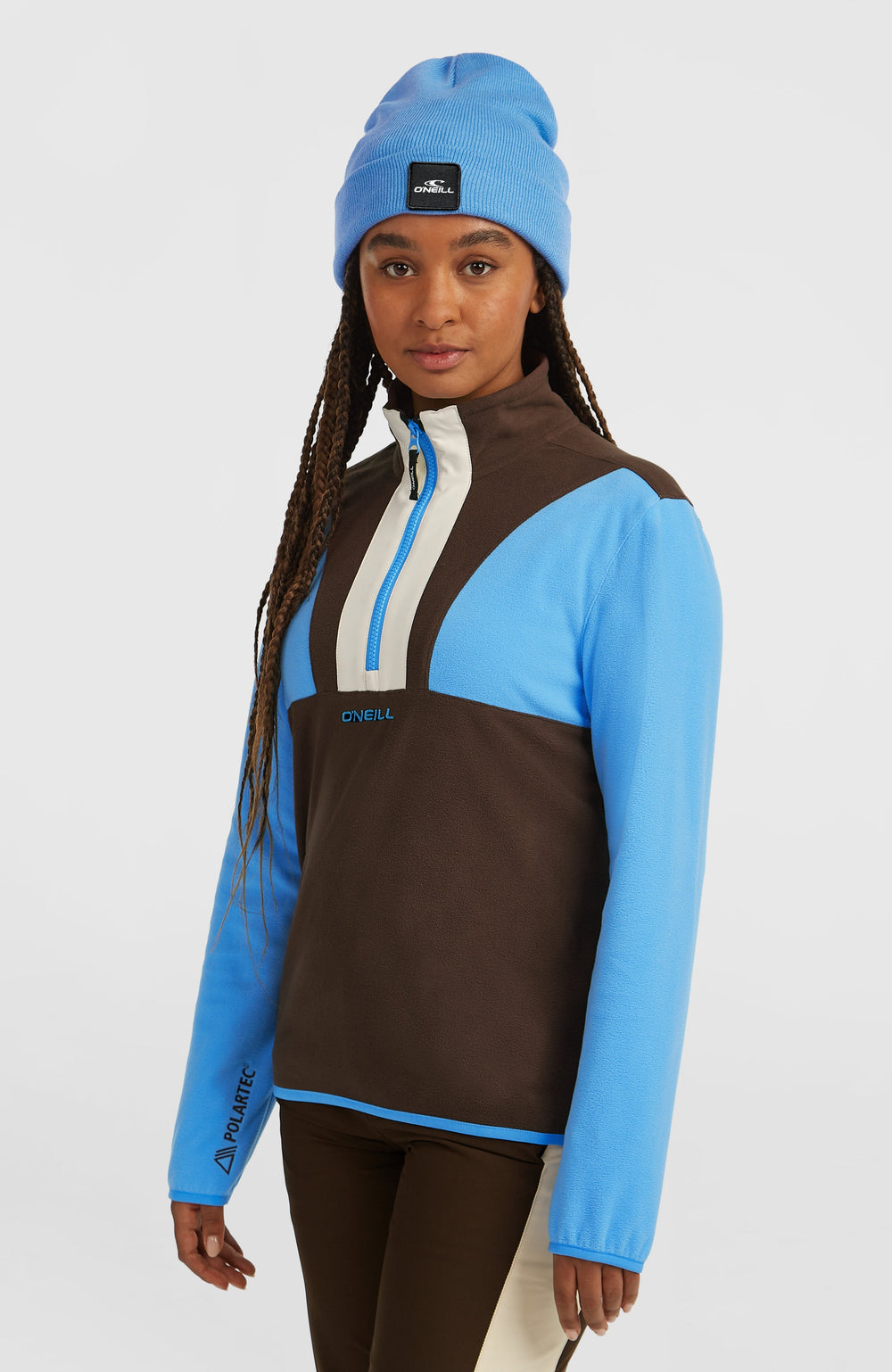 FWC'Cruz Triple Polartec® Half-Zip Fleece Women - Blue Poppy Colour Block