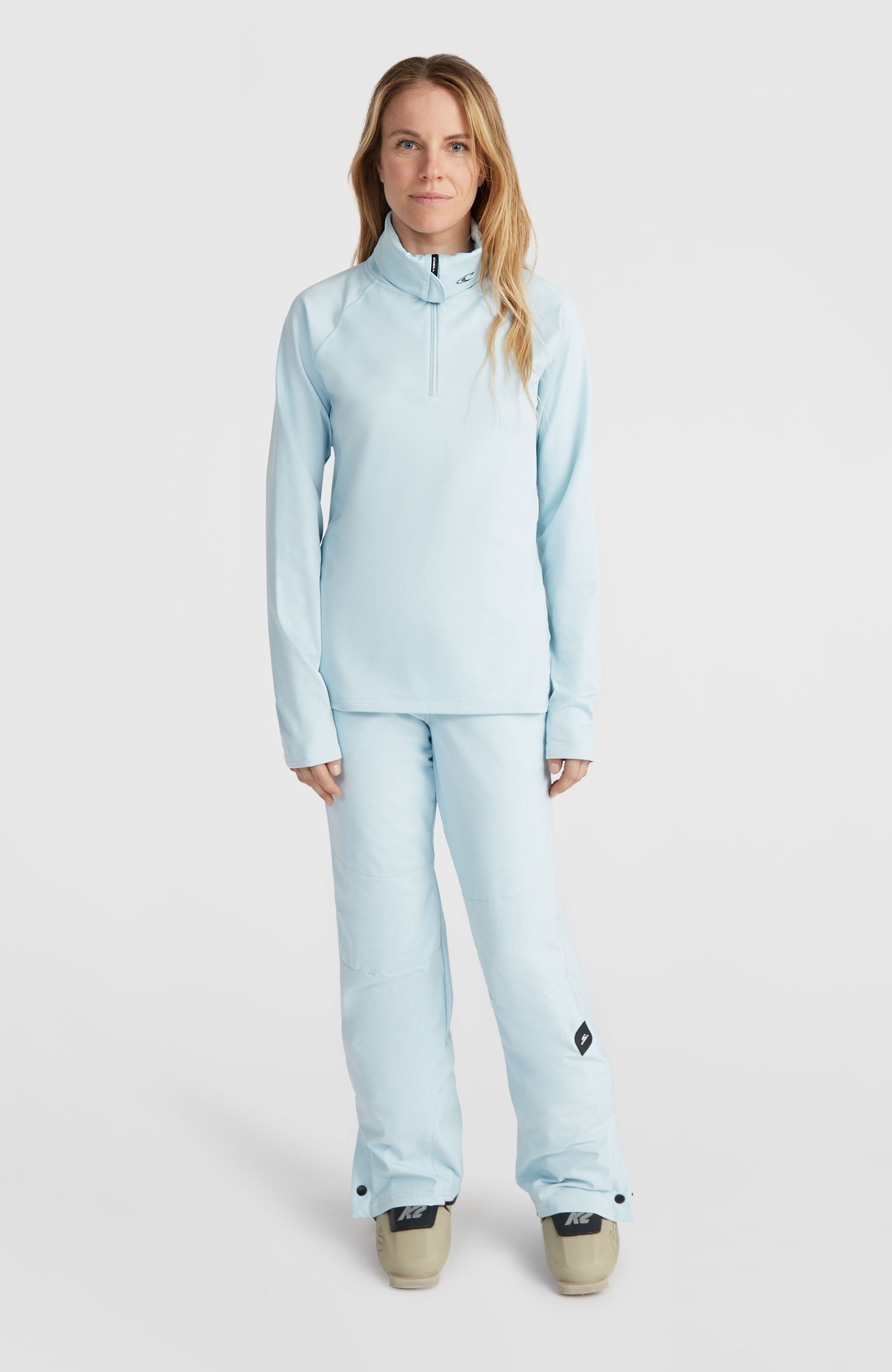 Hydrowick Half-Zip Fleece Women - Dawn Sky