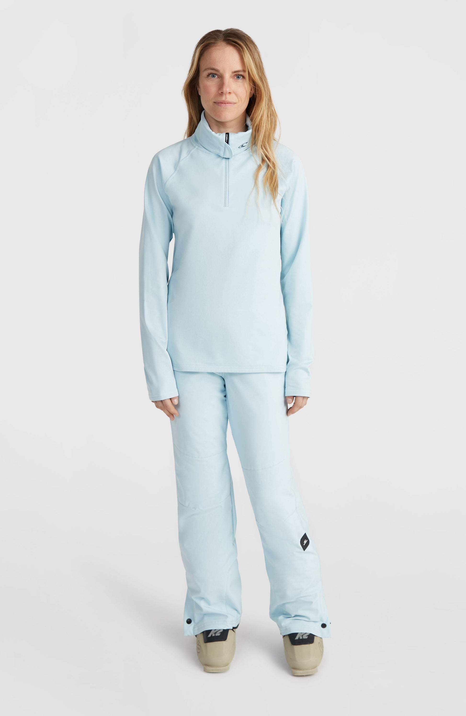 Hydrowick Half-Zip Fleece Women - Dawn Sky