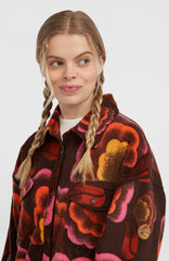 O'Riginals Superfleece Shirt Women - Brown Originals Flower