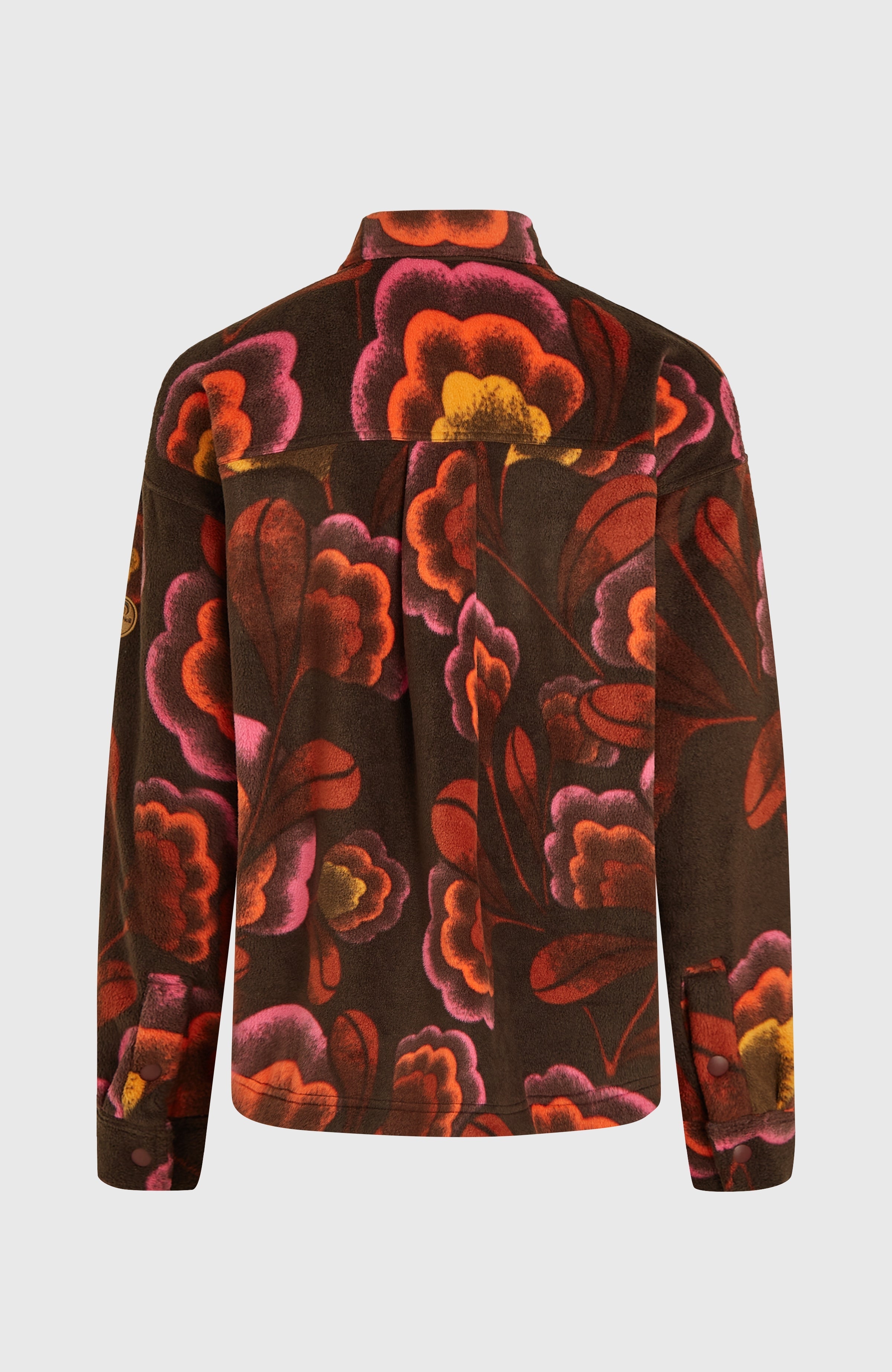 O'Riginals Superfleece Shirt Women - Brown Originals Flower