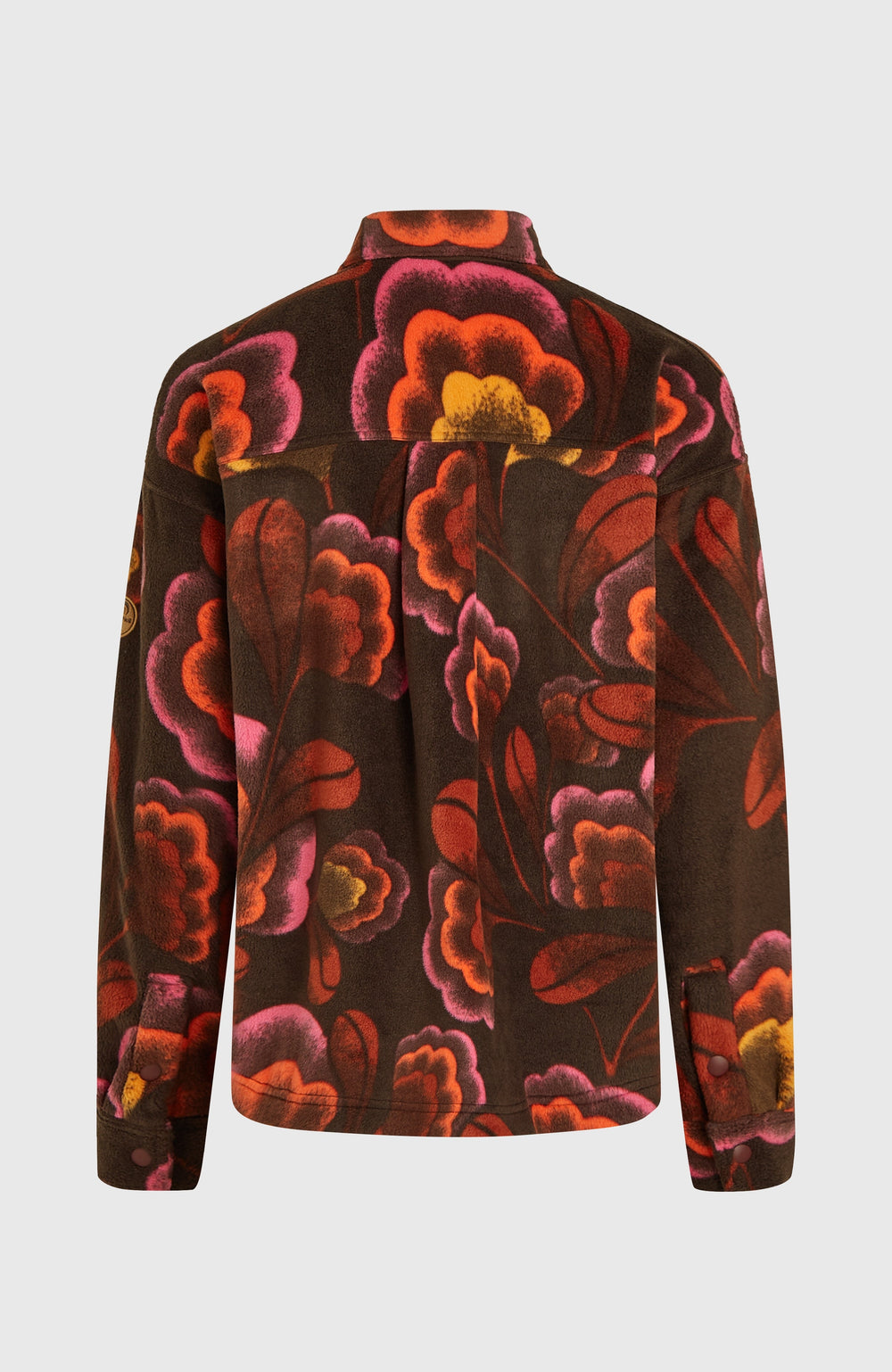 O'Riginals Superfleece Shirt Women - Brown Originals Flower
