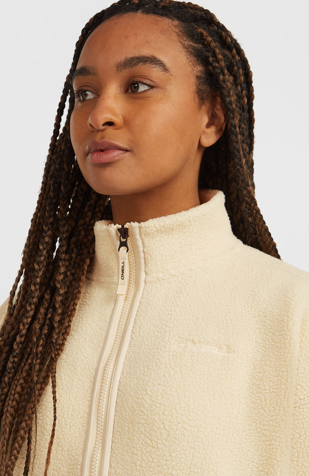 Must-Have High-Pile Full-Zip Fleece Women - Macaron