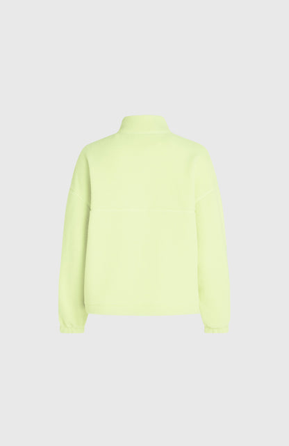 High-Pile Full-Zip Fleece Women - Lime Wash