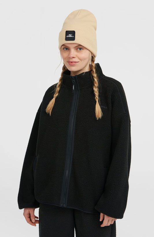 Must-Have High-Pile Full-Zip Fleece Women - Black Out