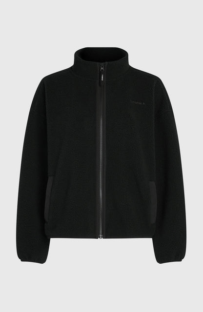 Must-Have High-Pile Full-Zip Fleece Women - Black Out