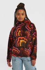 O'Riginals Superfleece Hoodie Women - Brown Originals Flower