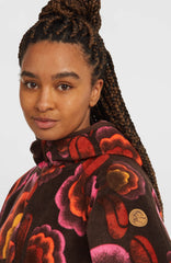 O'Riginals Superfleece Hoodie Women - Brown Originals Flower