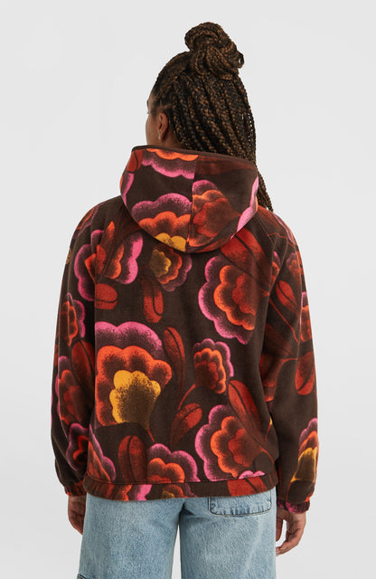 O'Riginals Superfleece Hoodie Women - Brown Originals Flower
