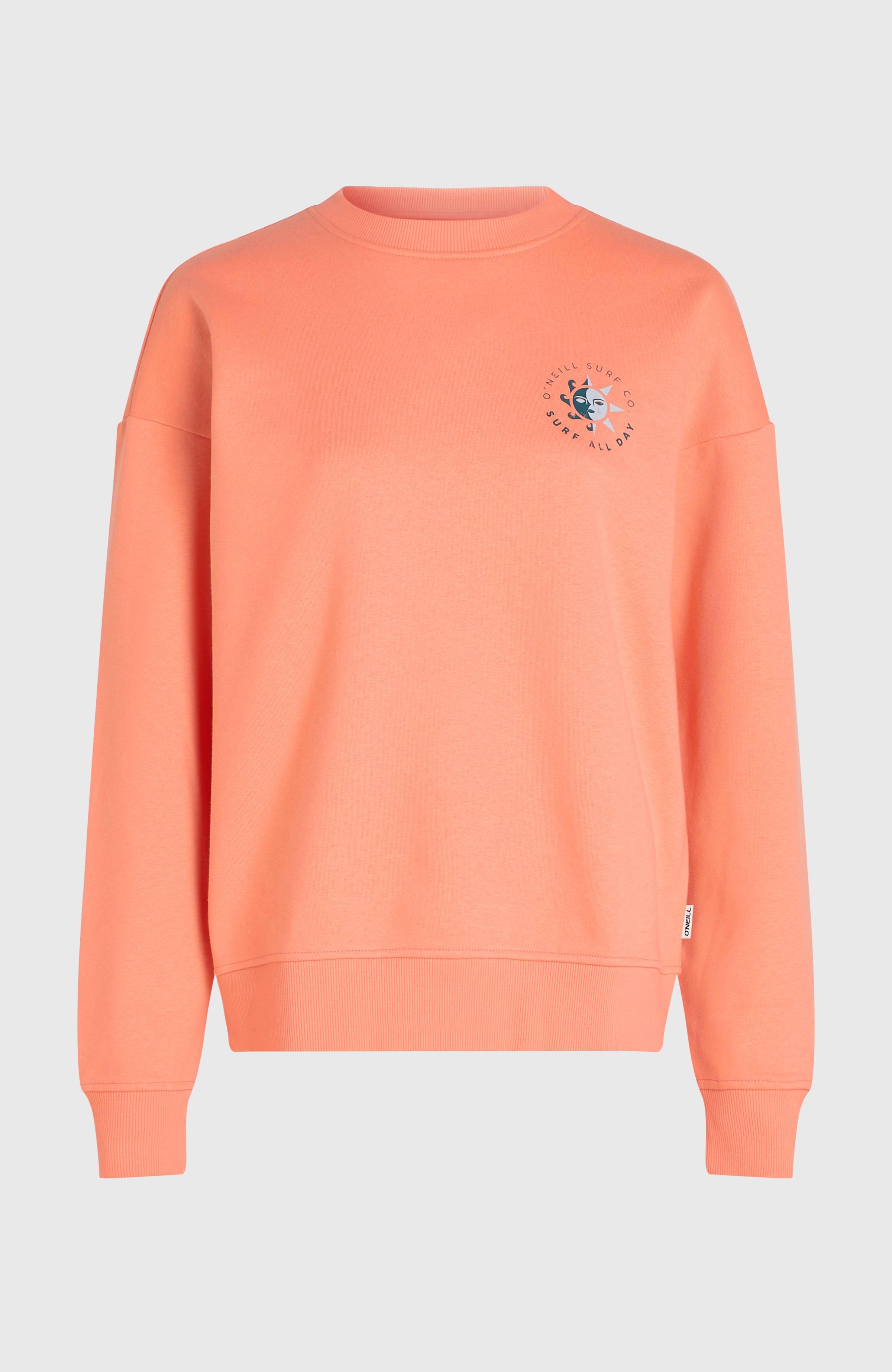 Summer Musthave Crewneck Sweatshirt Women - Funky Peach