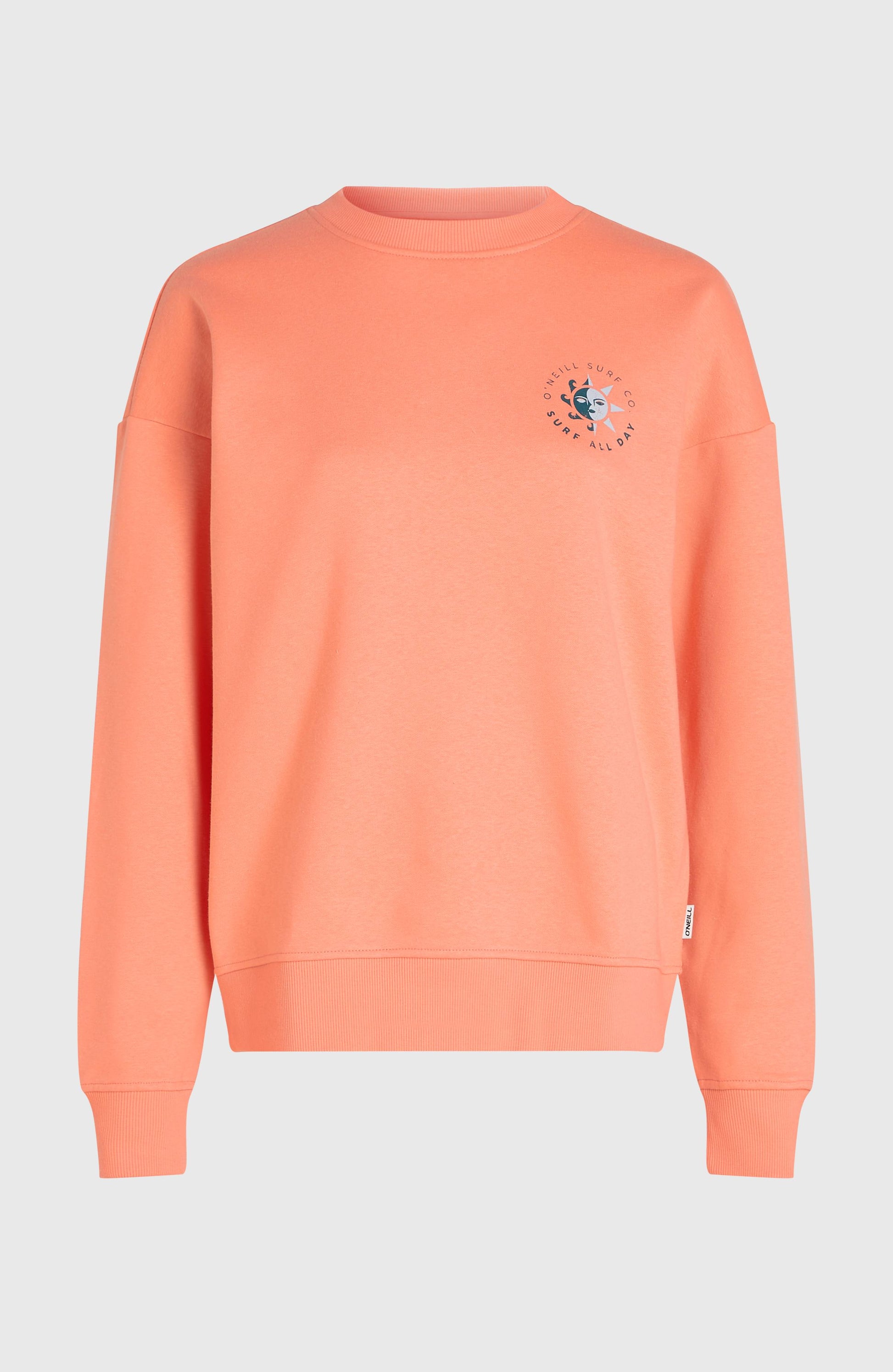 Summer Musthave Crewneck Sweatshirt Women - Funky Peach