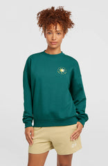 Summer Musthave Crewneck Sweatshirt Women - Botanical Heat
