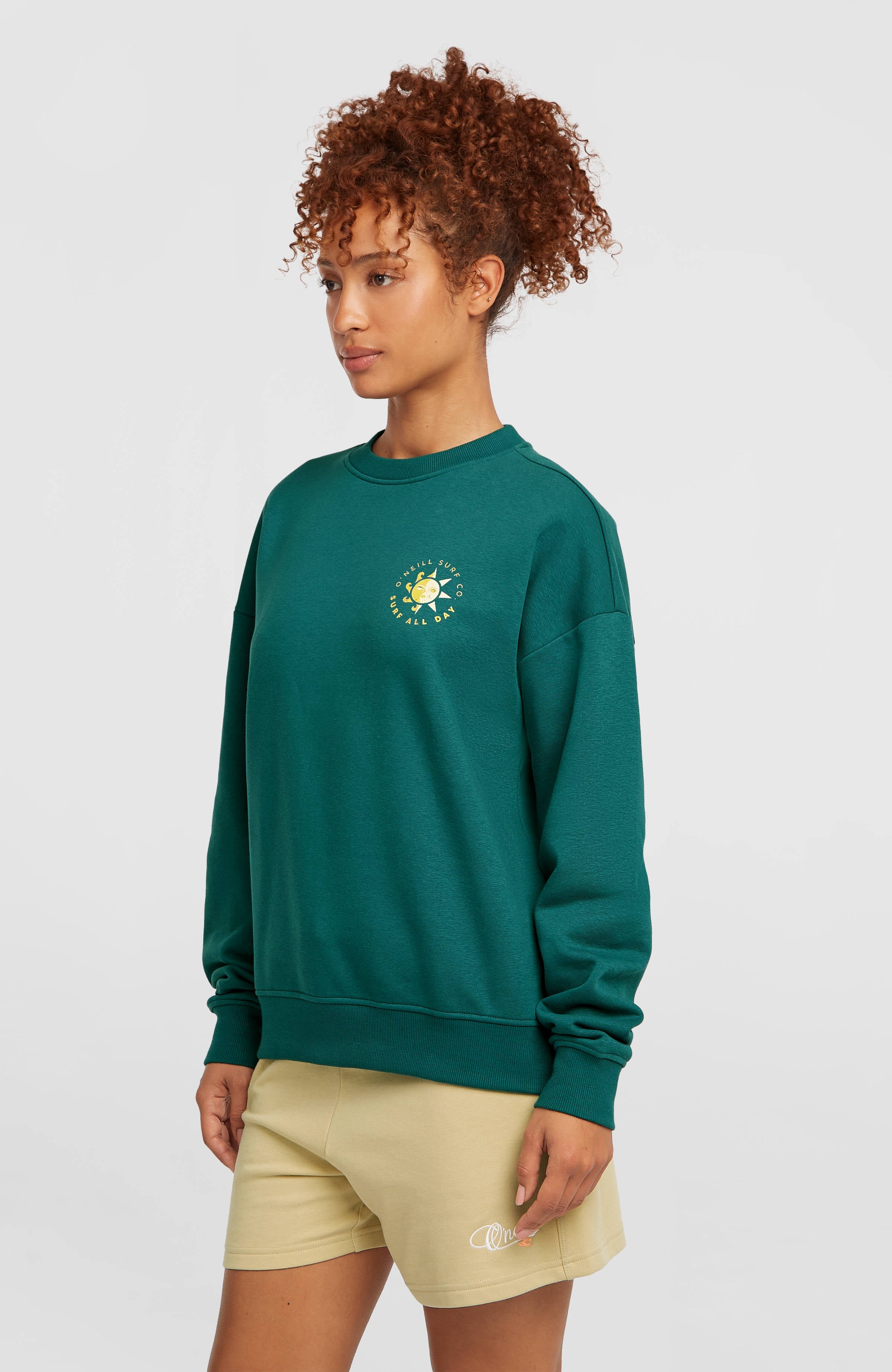 Summer Musthave Crewneck Sweatshirt Women - Botanical Heat