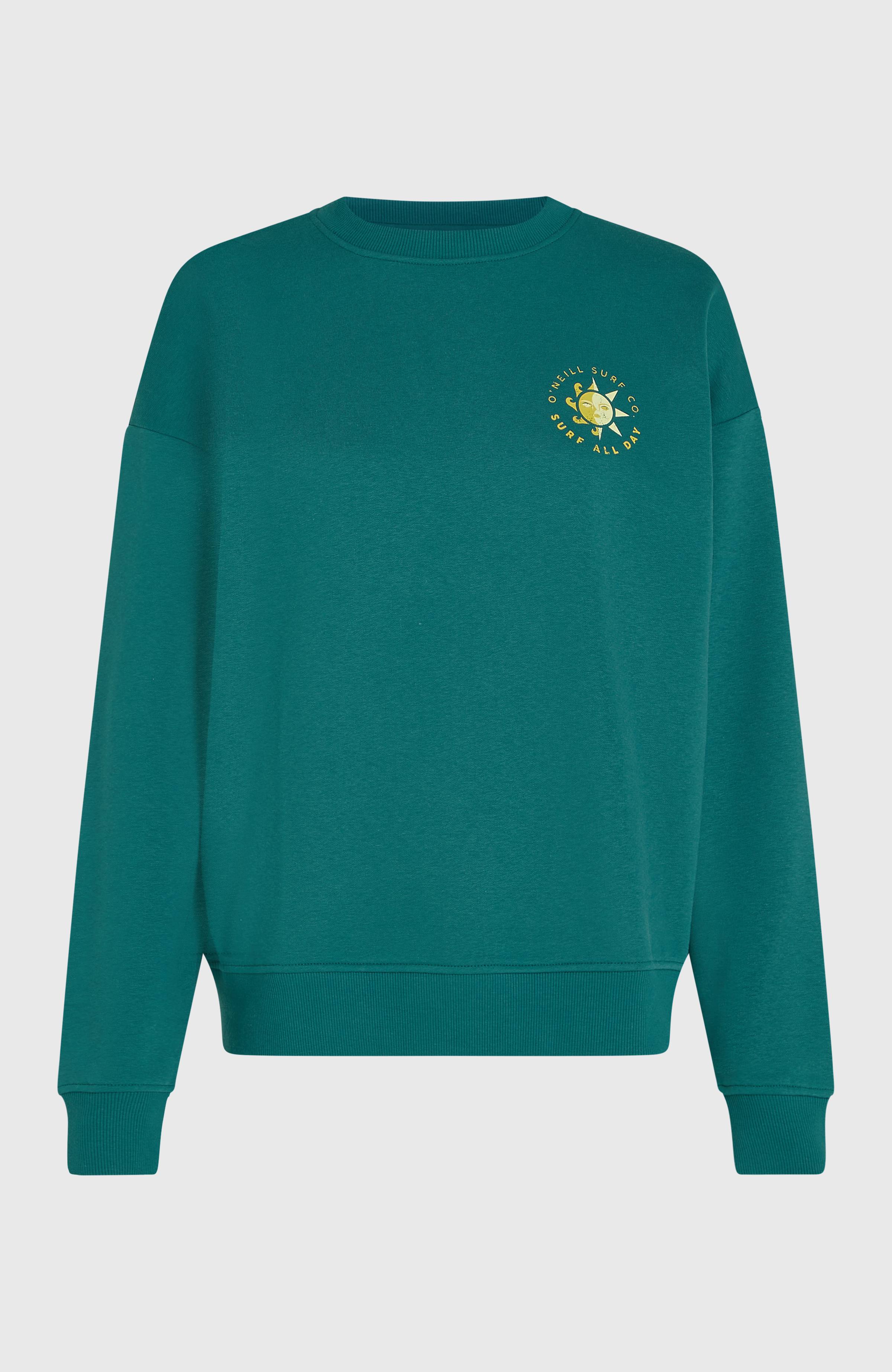 Summer Musthave Crewneck Sweatshirt Women - Botanical Heat