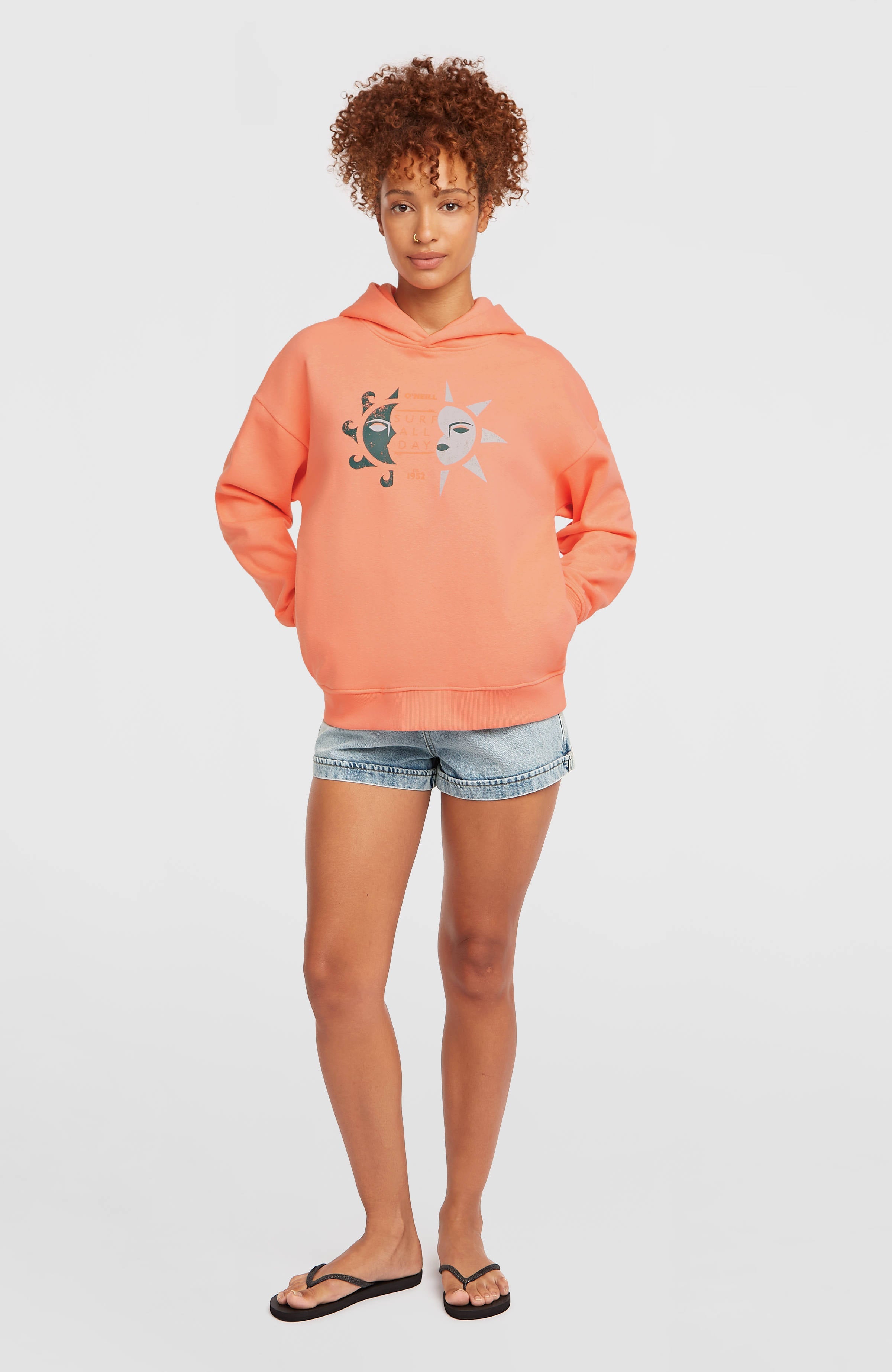 Summer Musthave Hoodie Women - Funky Peach