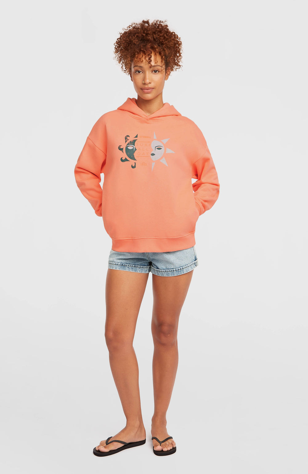 Summer Musthave Hoodie Women - Funky Peach