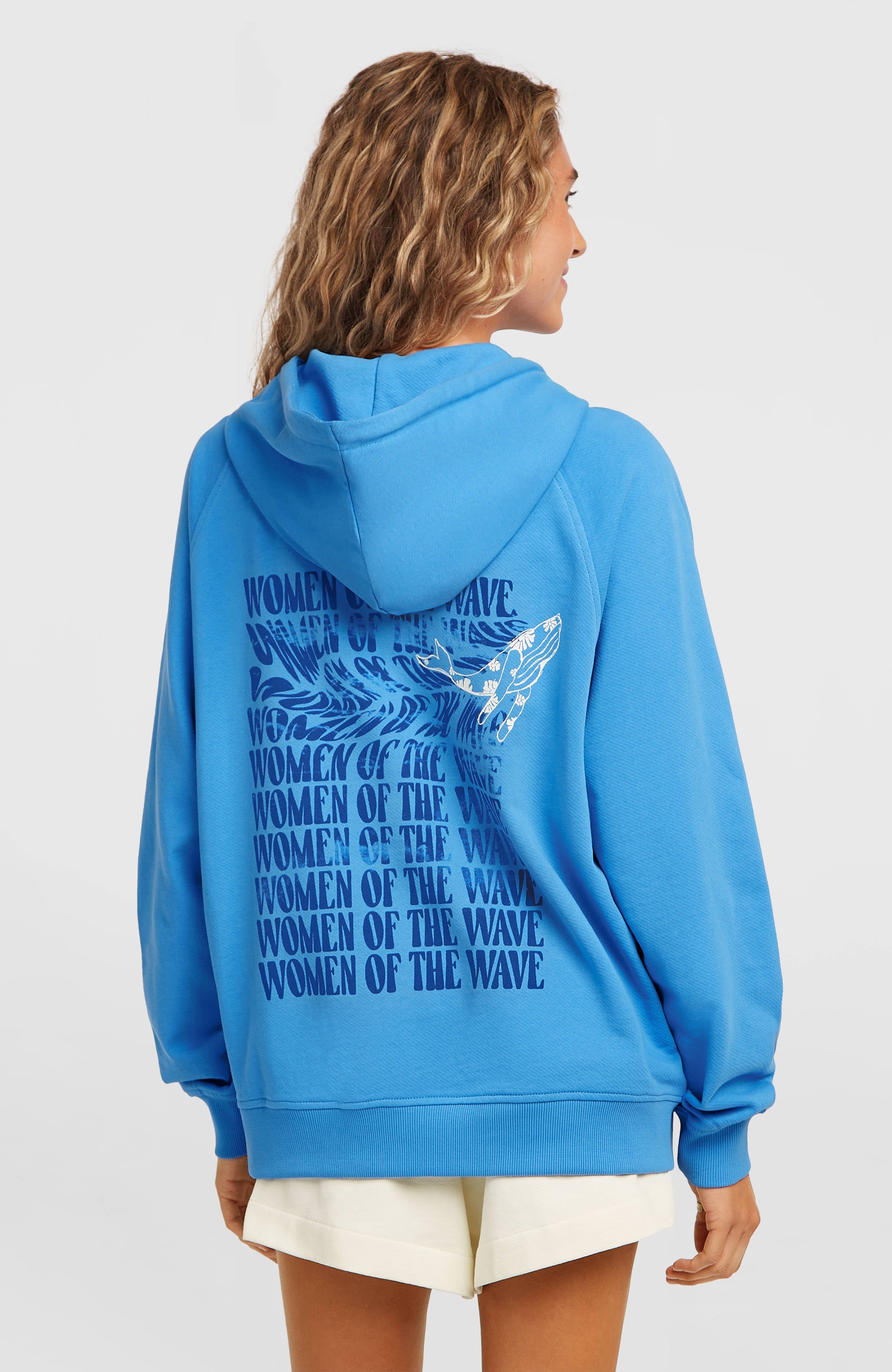 Women Of The Wave Hoodie Women - Blue Booth