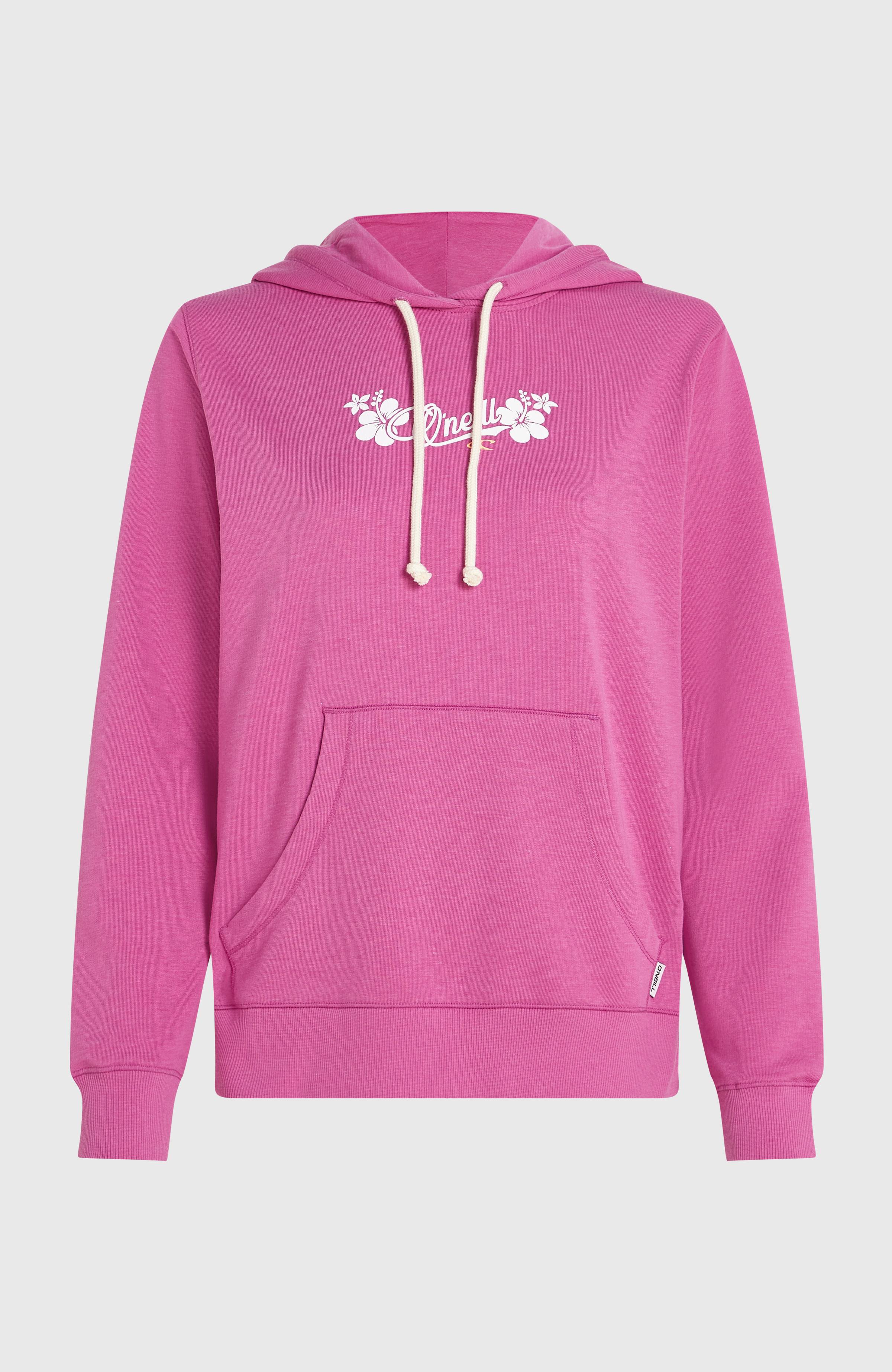 Essentials Script Hoodie Women - Electric Fuschia