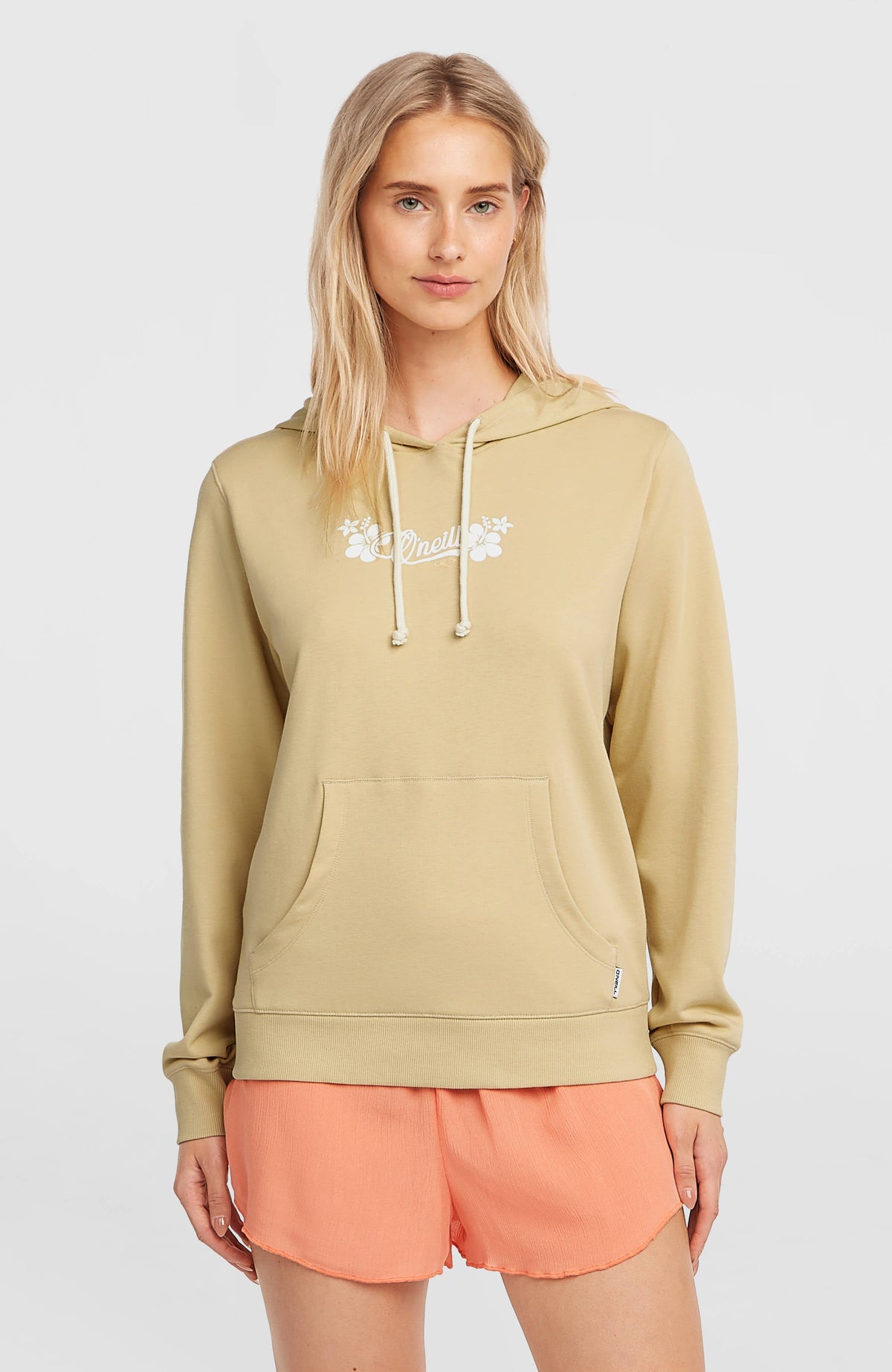 Essentials Script Hoodie Women - Cocoa Sand