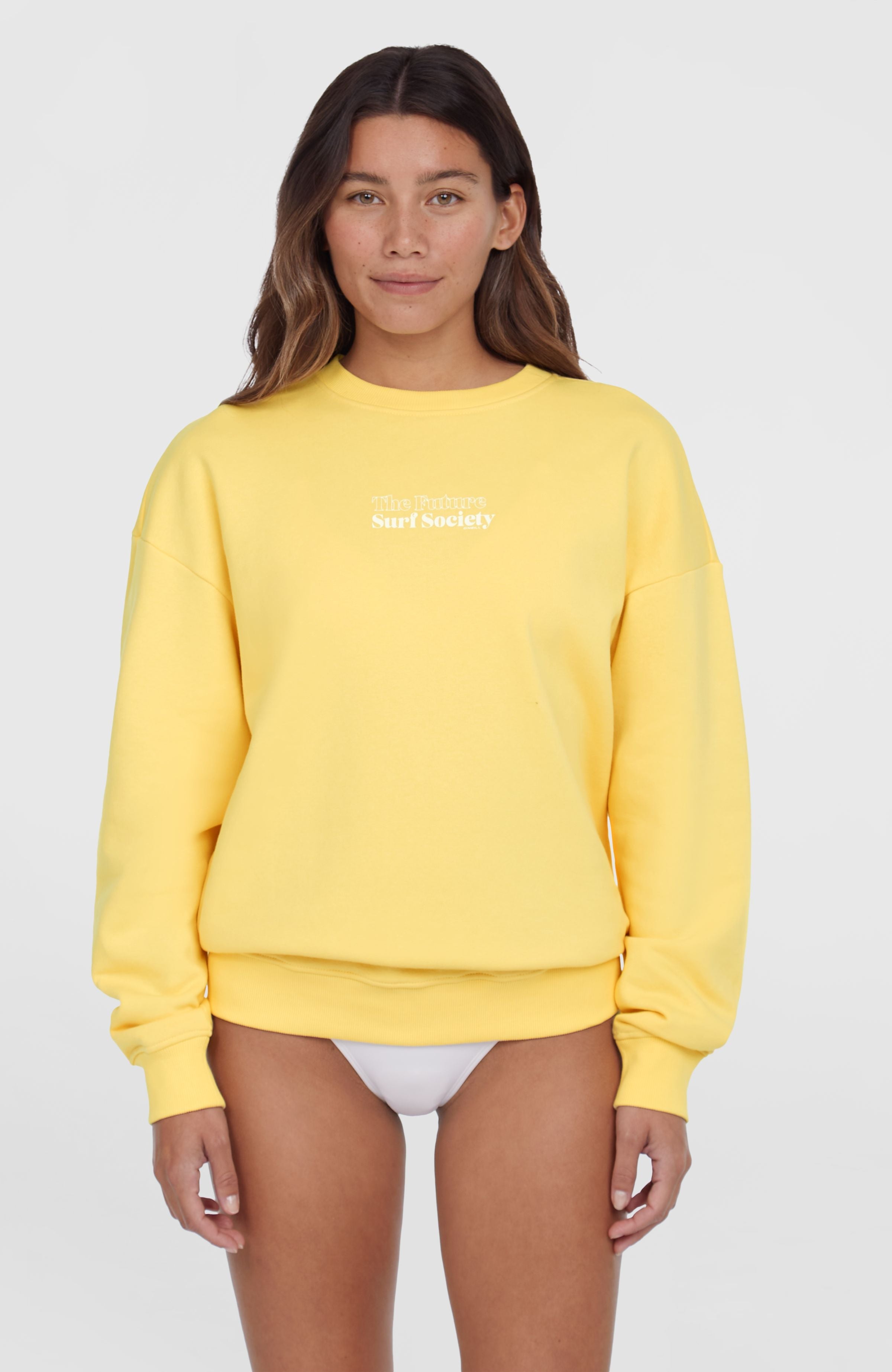 Future Surf Crew Sweatshirt Women - Tender Buttercup