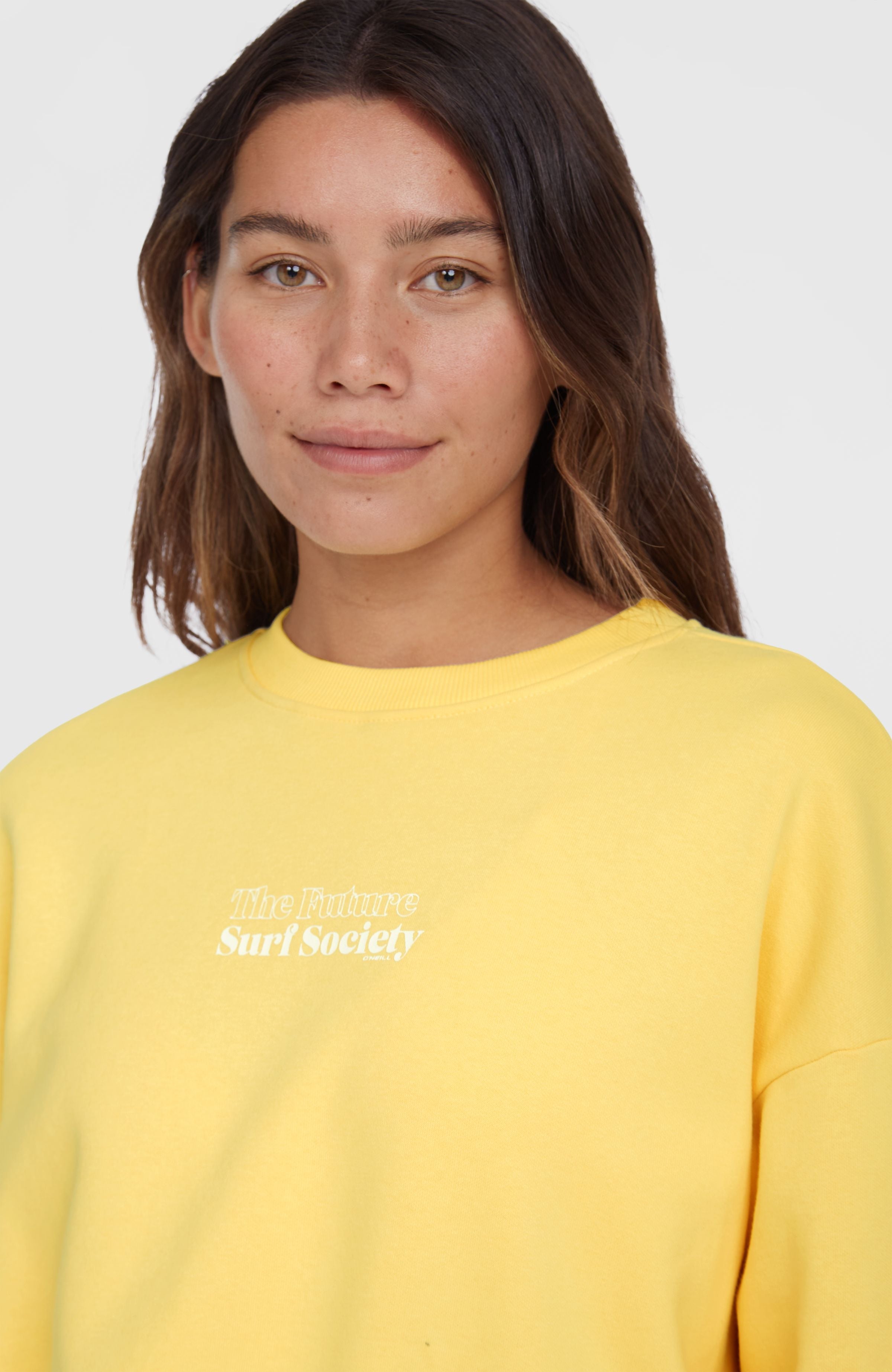 Future Surf Crew Sweatshirt Women - Tender Buttercup