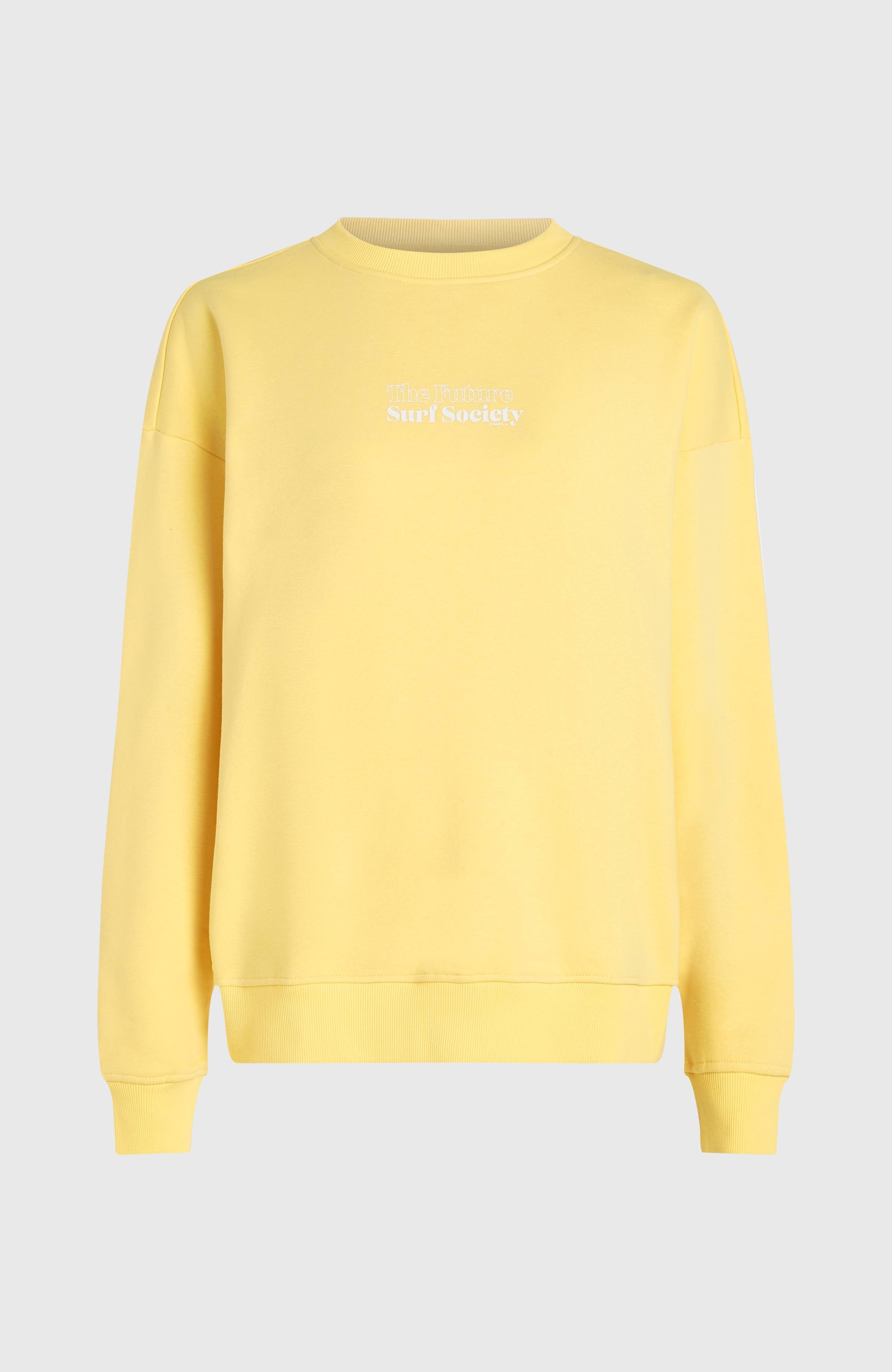 Future Surf Crew Sweatshirt Women - Tender Buttercup