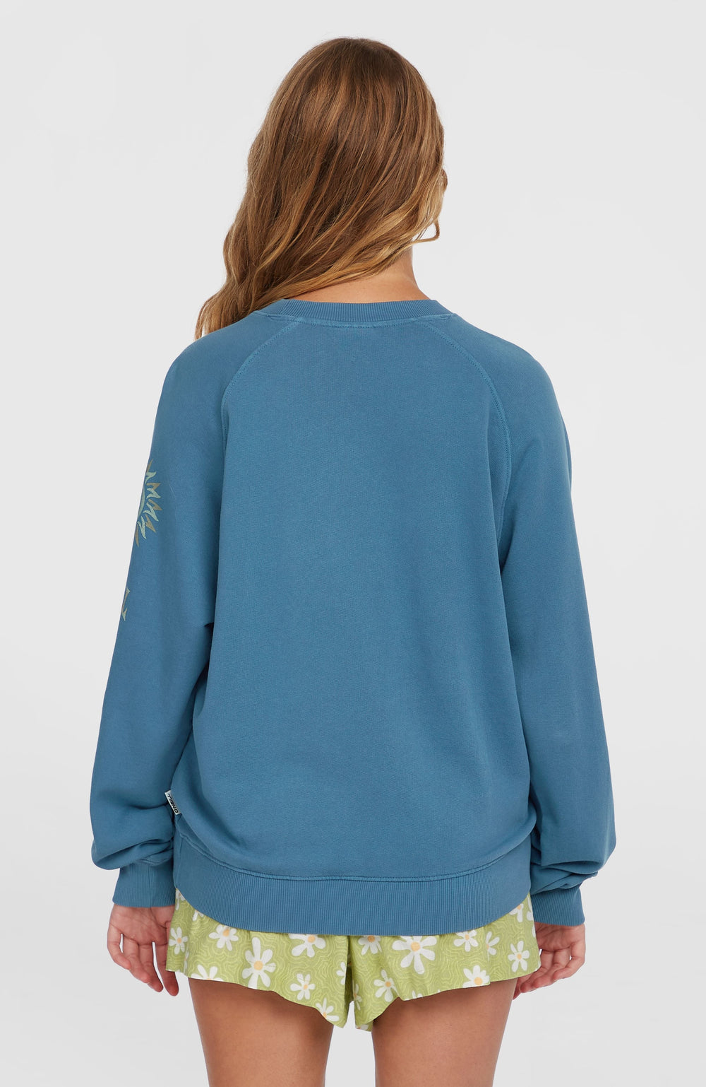 Beach Vintage Crew Sweatshirt Women - Copen Blue