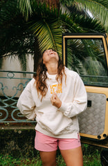 Women Of The Wave Hoodie Women - Dusty Vanilla