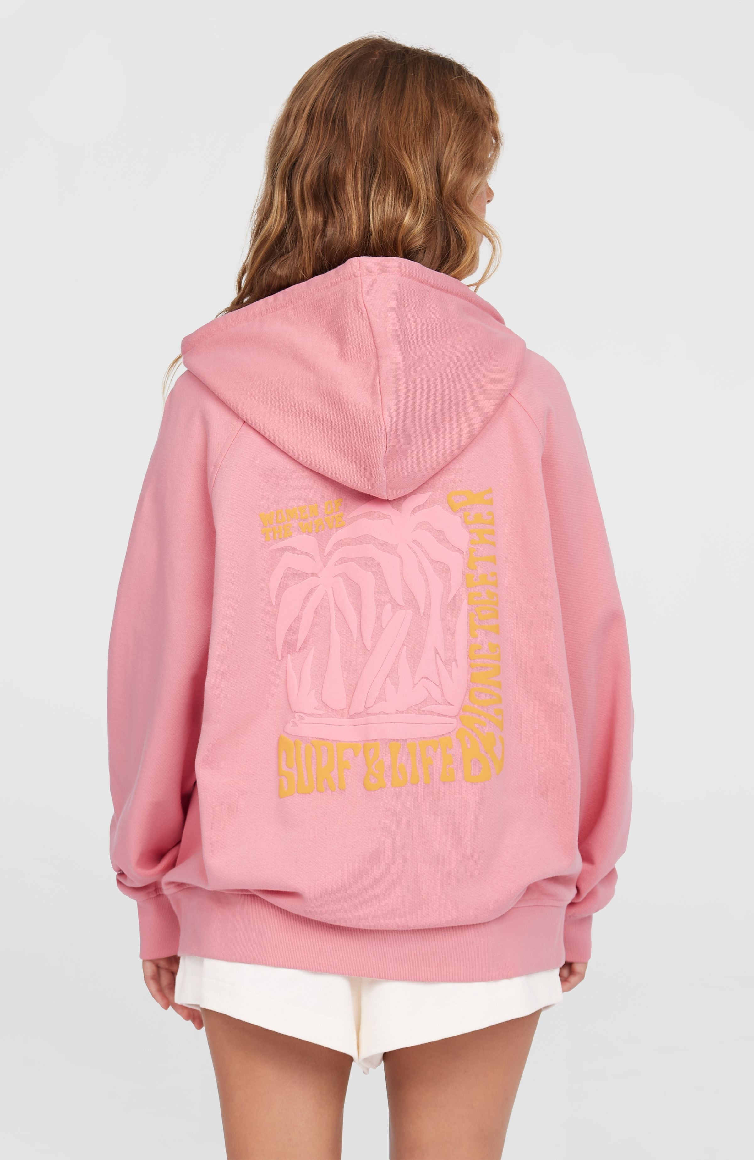 Women Of The Wave Hoodie Women - Desert Rose