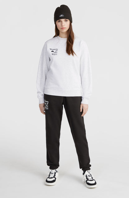 Women of the Wave Crew Sweatshirt Women - White Melange