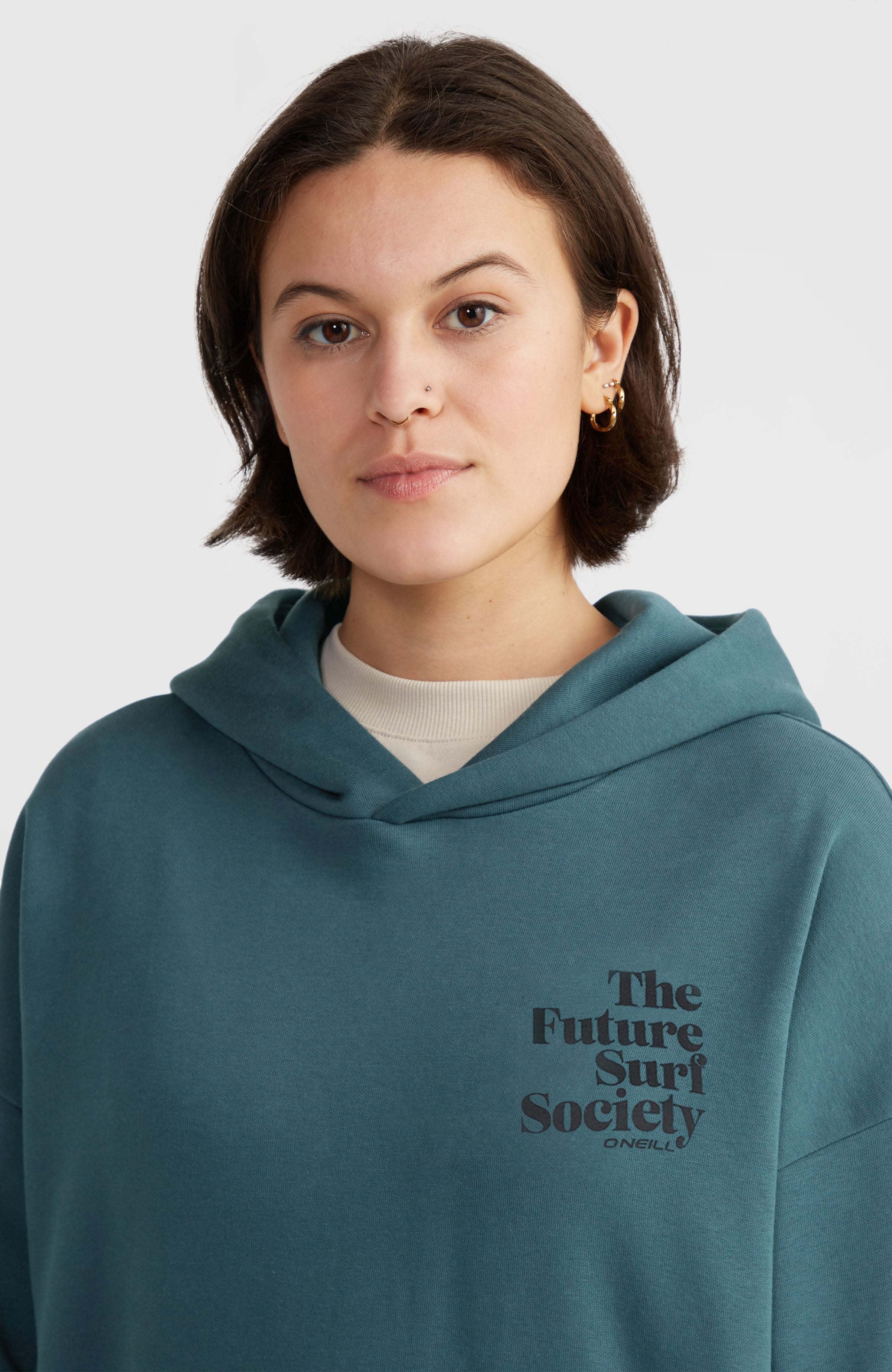 Future Surf Society Hoodie Women - Alma Steel