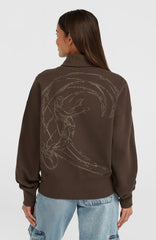 O'Riginals High-Neck Crew Sweatshirt Women - Coffee Bean