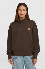 O'Riginals High-Neck Crew Sweatshirt Women - Coffee Bean