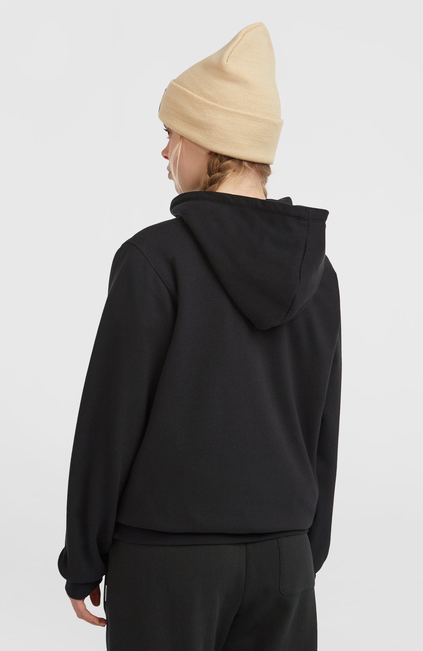 Essentials Script Hoodie Women - Black Out