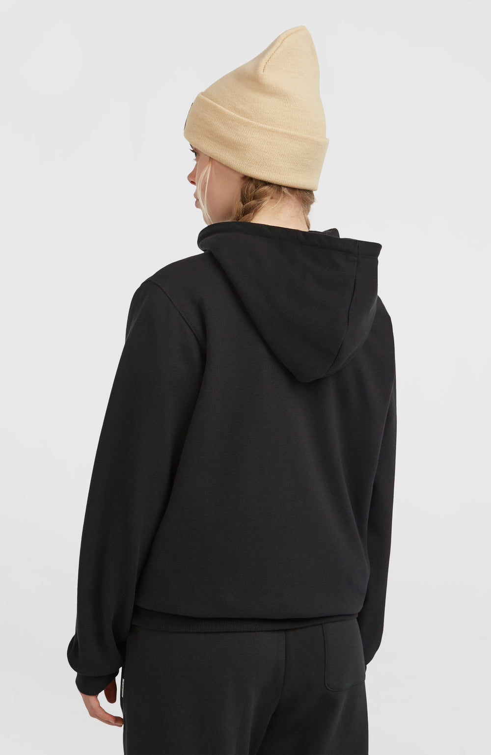 Essentials Script Hoodie Women - Black Out