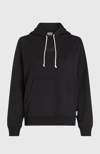 Essentials Script Hoodie Women - Black Out