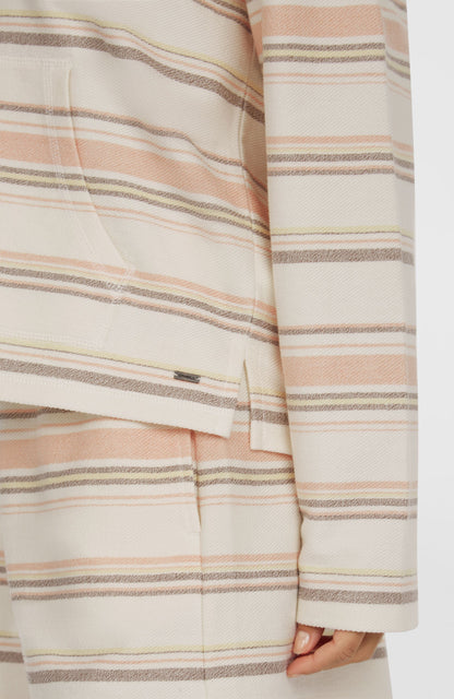 Bavaro Hoodie Women - White Bavarro Stripe