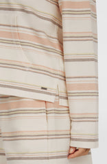 Bavaro Hoodie Women - White Bavarro Stripe