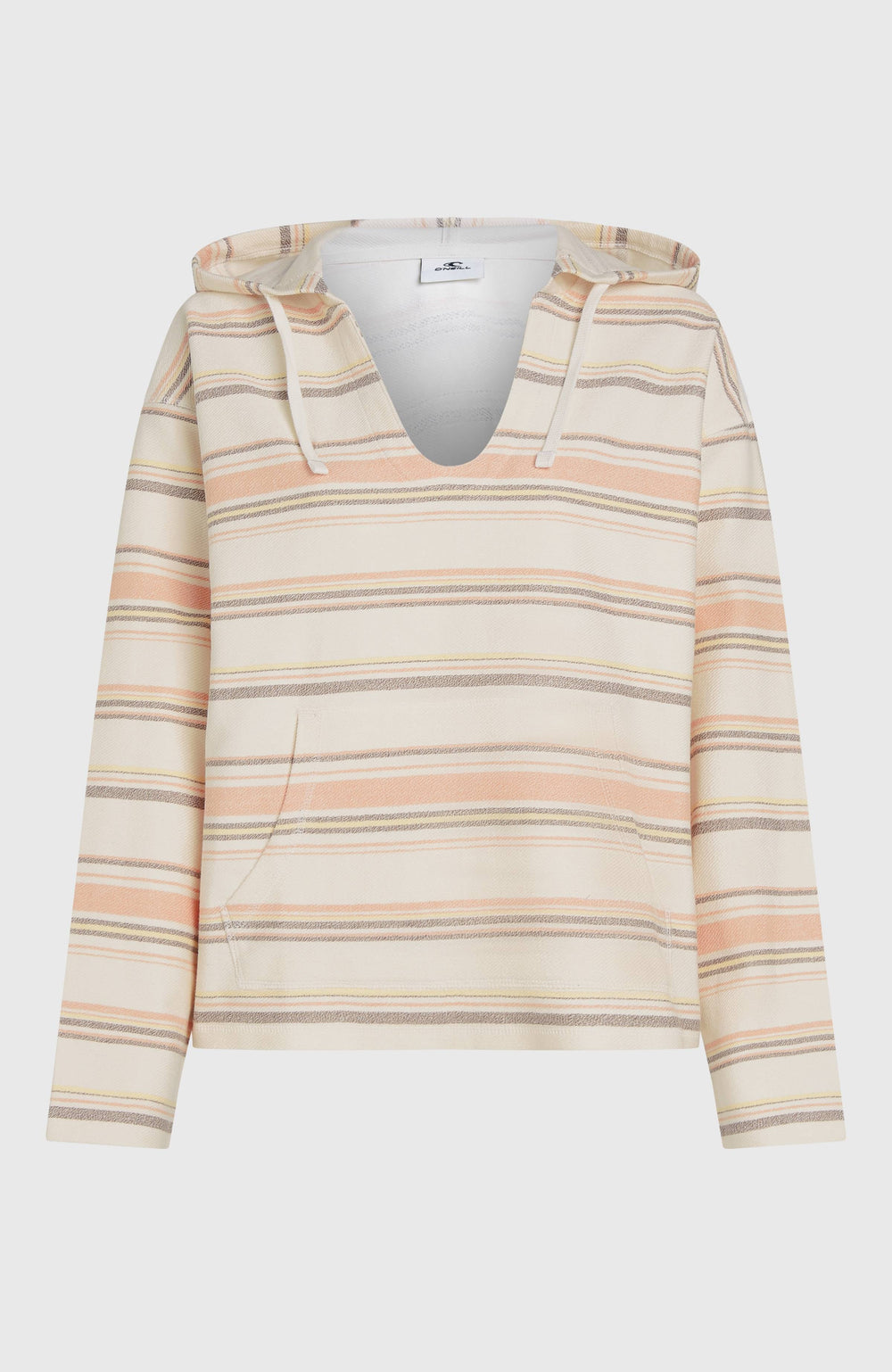 Bavaro Hoodie Women - White Bavarro Stripe