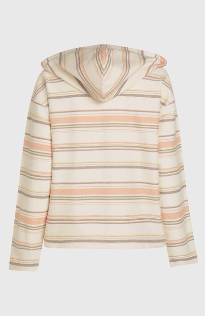 Bavaro Hoodie Women - White Bavarro Stripe