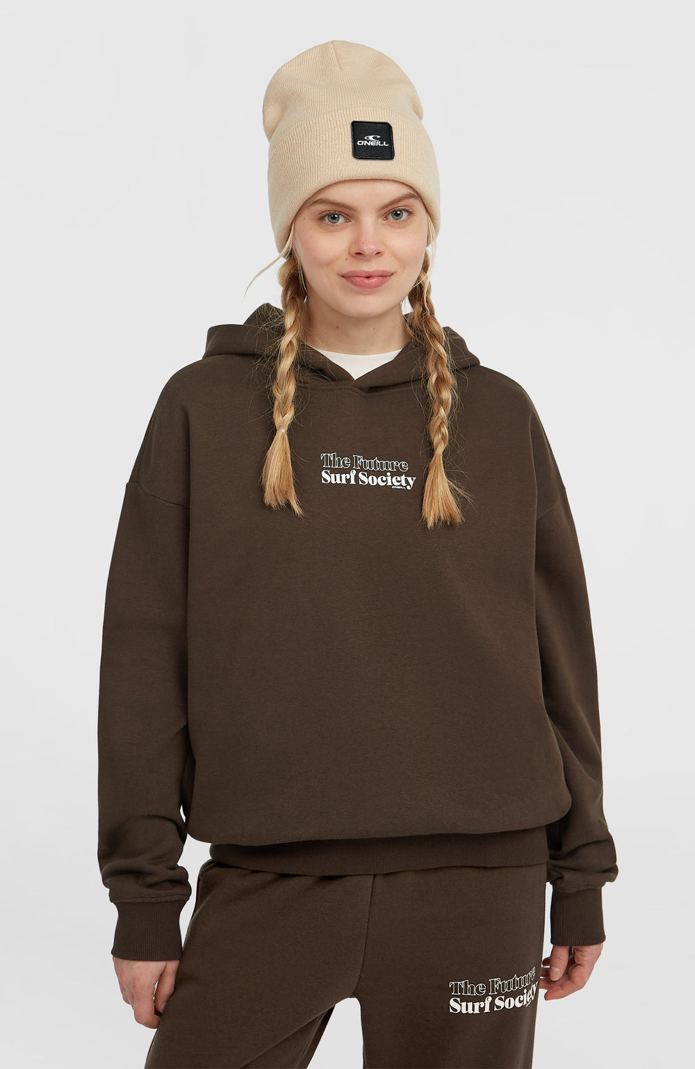 Future Surf Society Hoodie Women - Coffee Bean