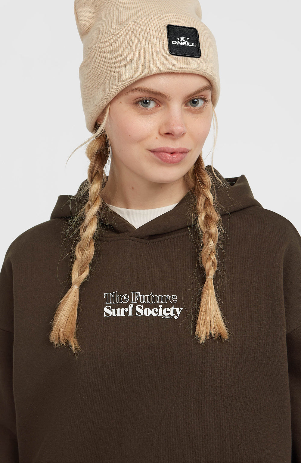 Future Surf Society Hoodie Women - Coffee Bean
