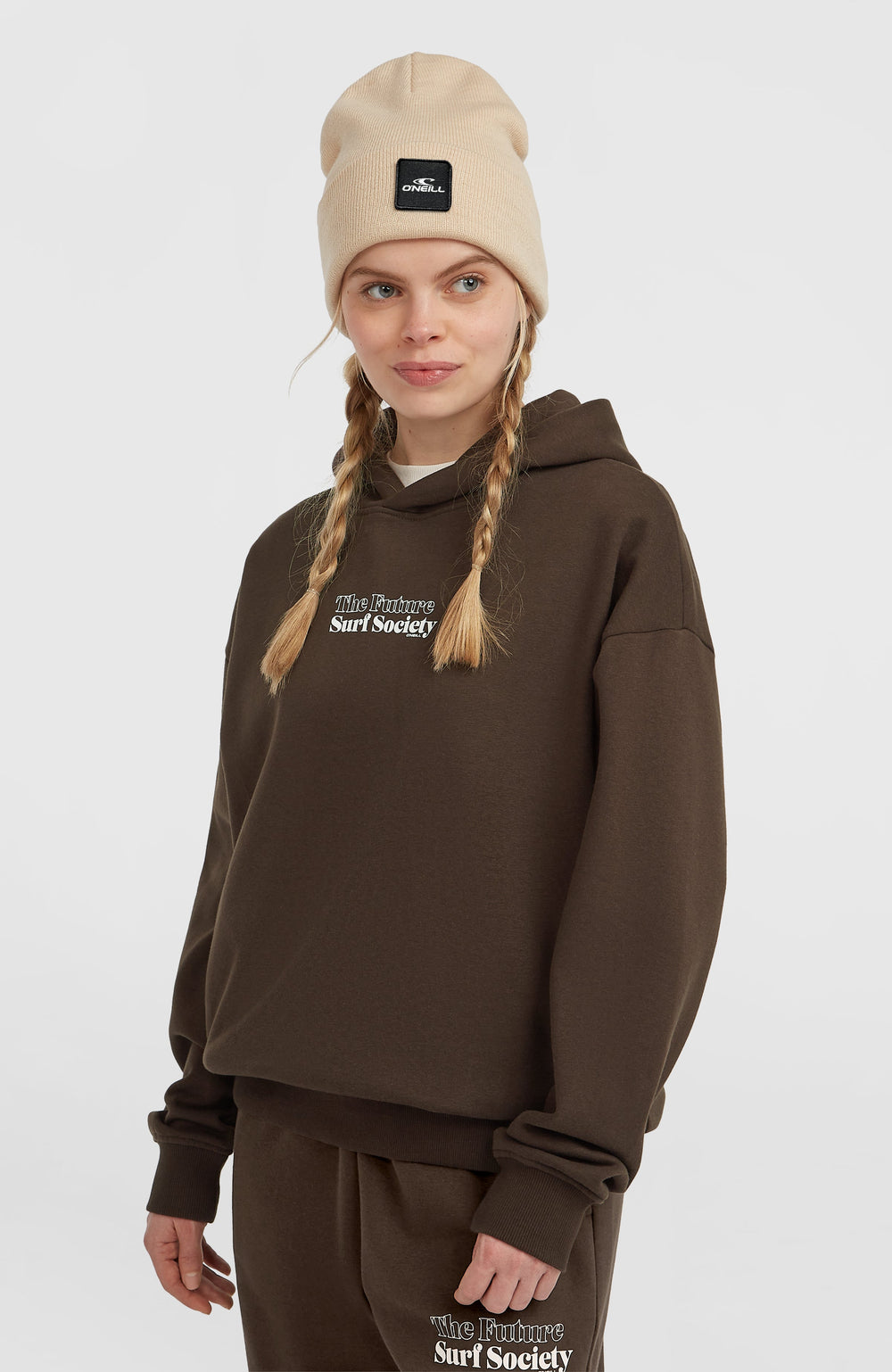 Future Surf Society Hoodie Women - Coffee Bean