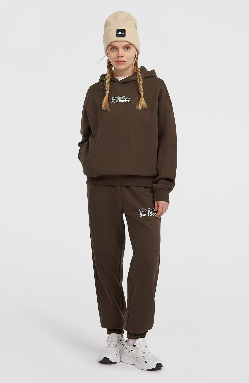 Future Surf Society Hoodie Women - Coffee Bean